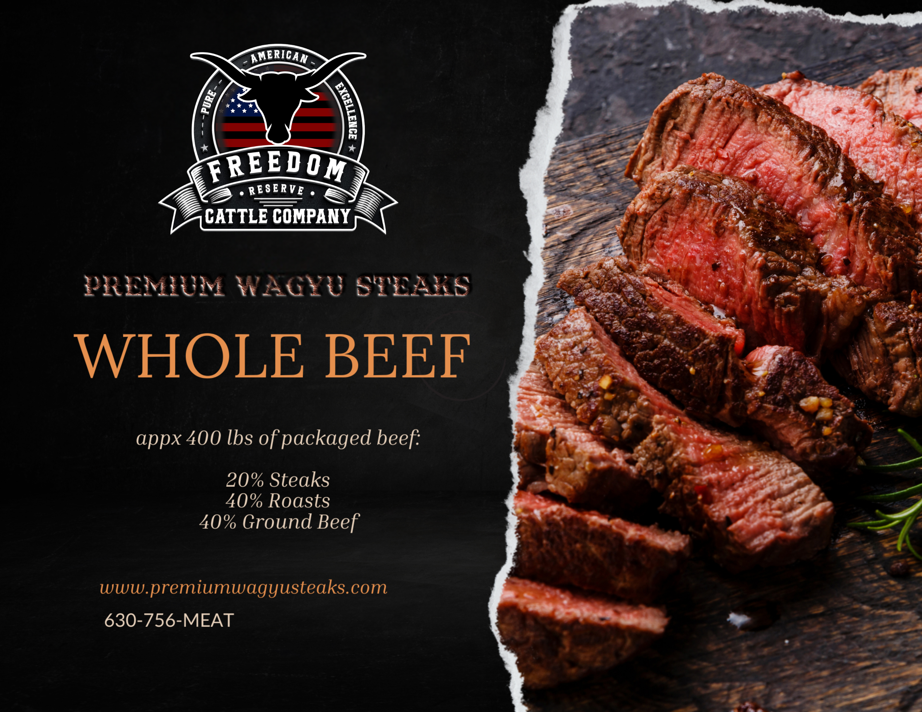 Buy Whole Beef Online – Freedom Reserve Cattle – Freedom Reserve